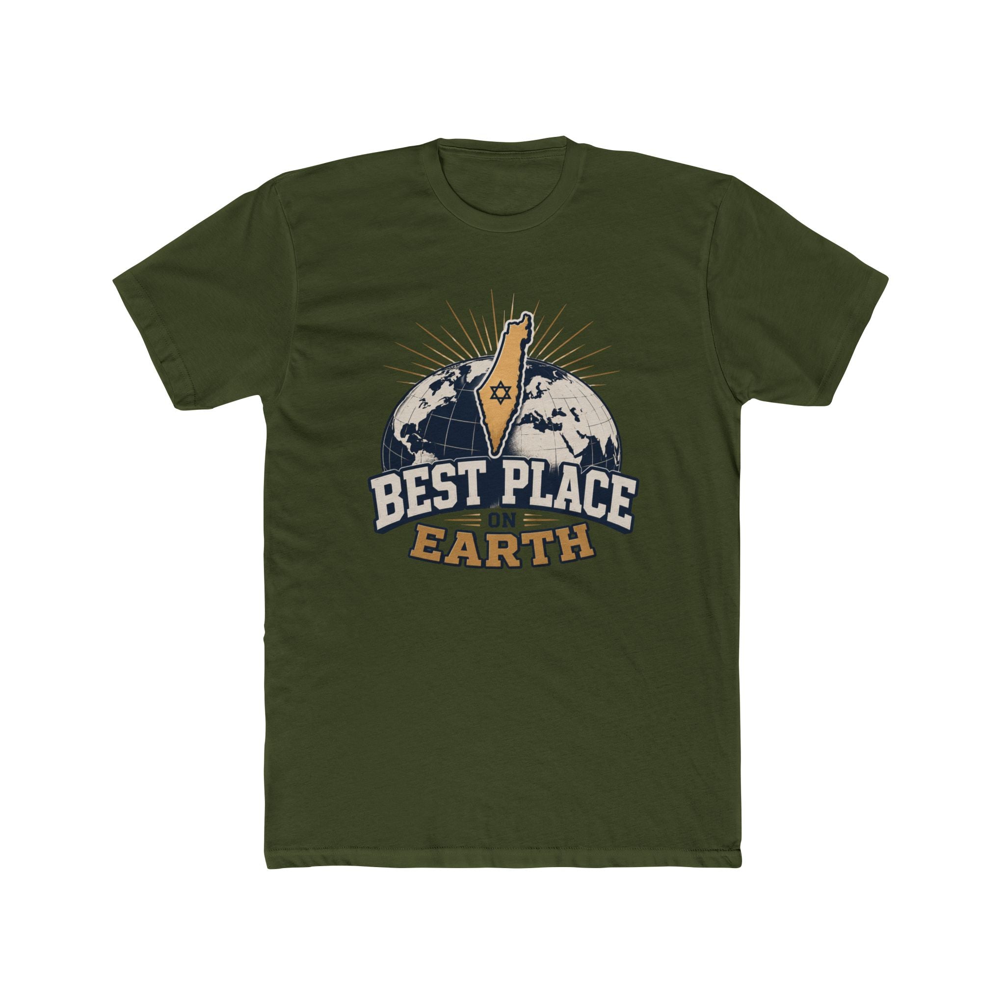 Best Place on Earth T-Shirt – Jewish Pride Israel Gift