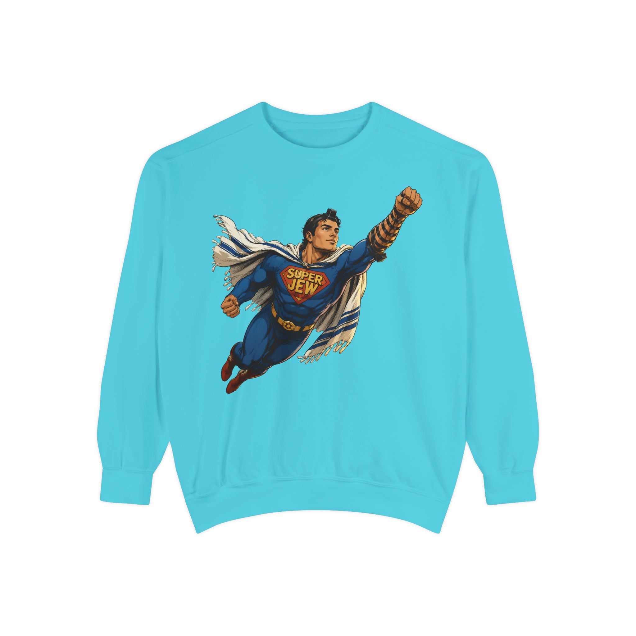 Super Jew Long Sleeve Tee — Jewish Pride & Humor Shirt