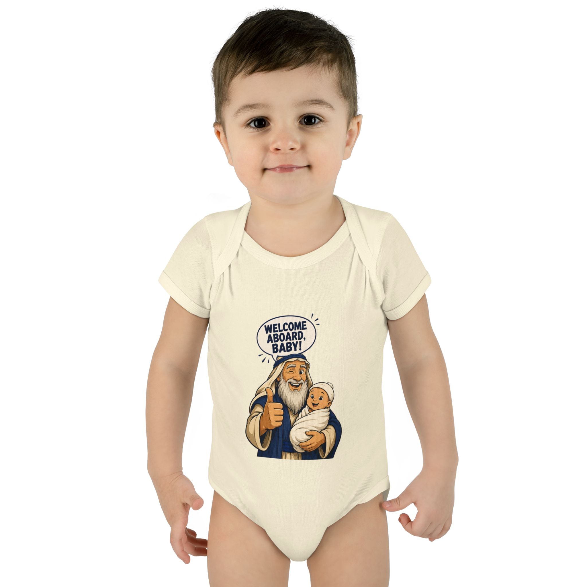 Welcome Aboard Baby — Jewish Baby Onesie Gift