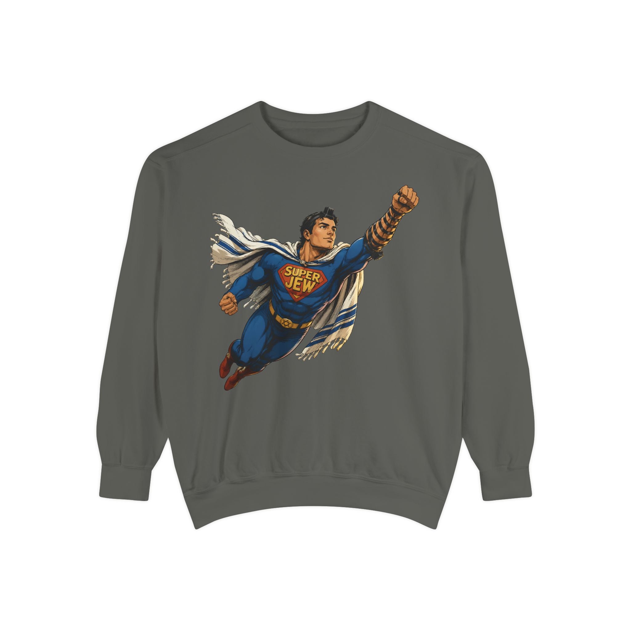 Super Jew Long Sleeve Tee — Jewish Pride & Humor Shirt