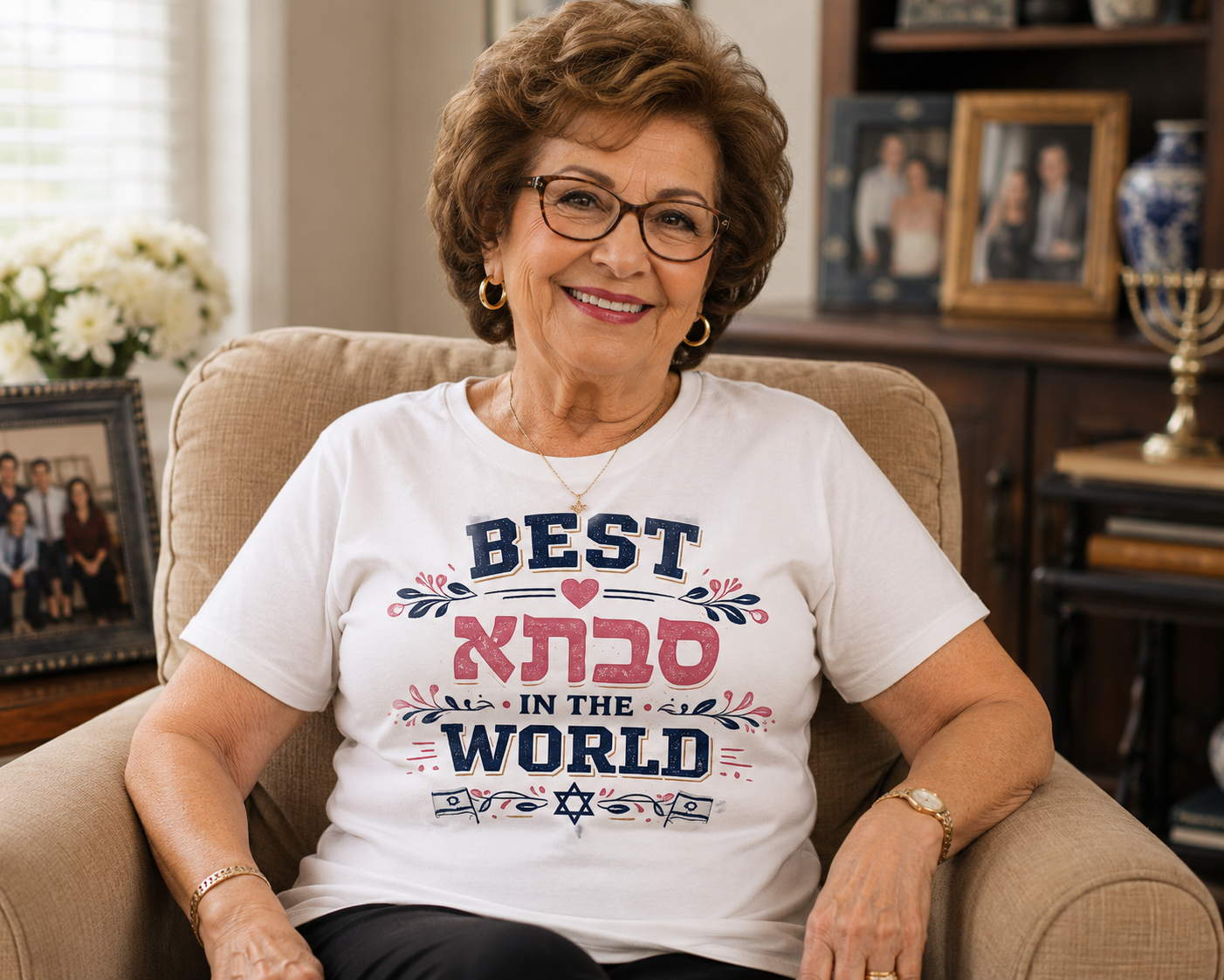 Best Savta in the World — Jewish Grandma T-Shirt