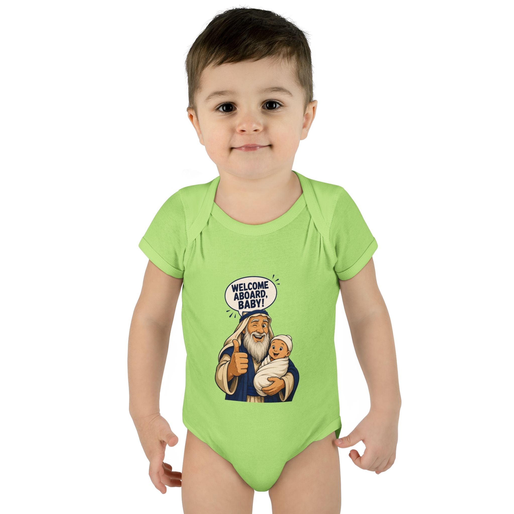 Welcome Aboard Baby — Jewish Baby Onesie Gift