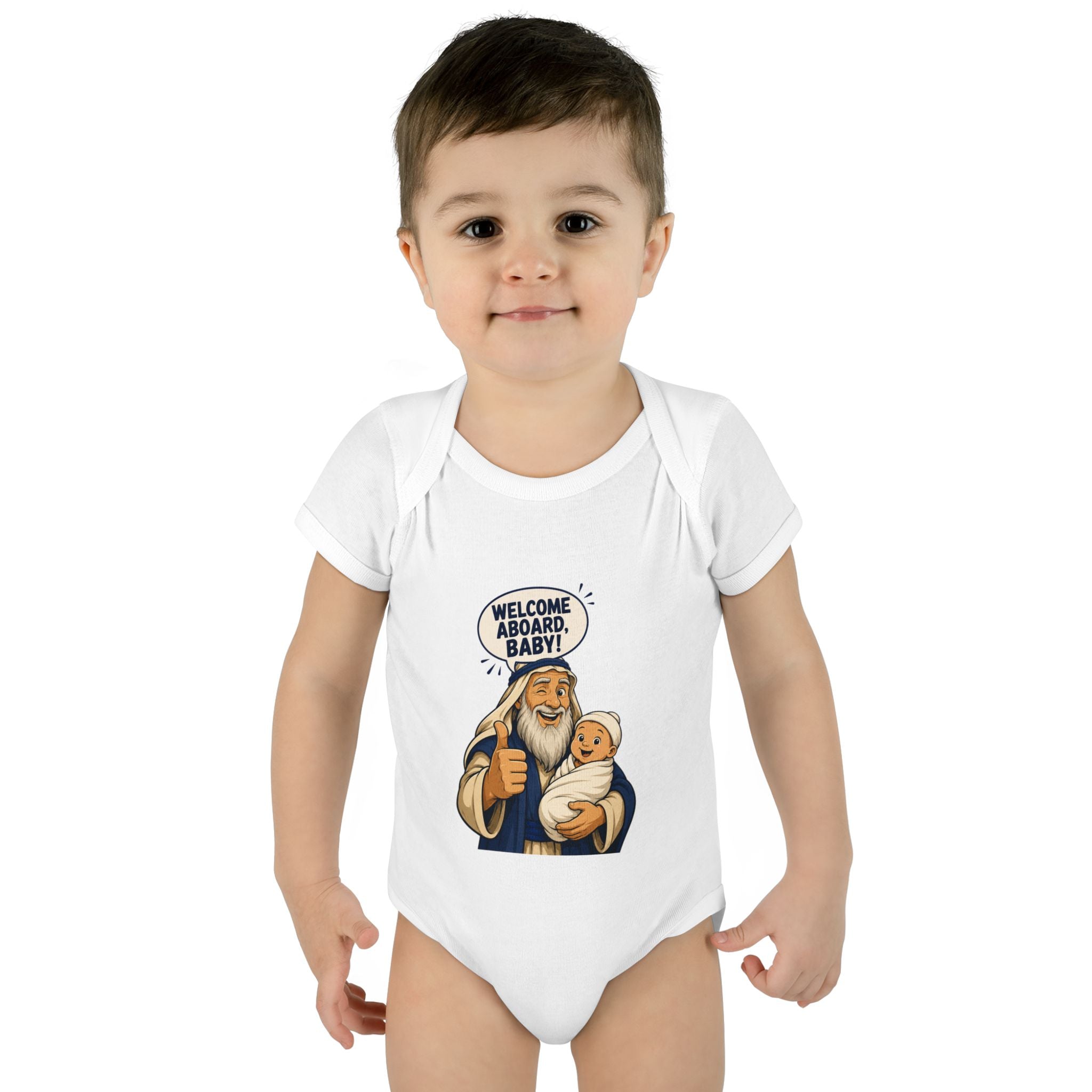 Welcome Aboard Baby — Jewish Baby Onesie Gift
