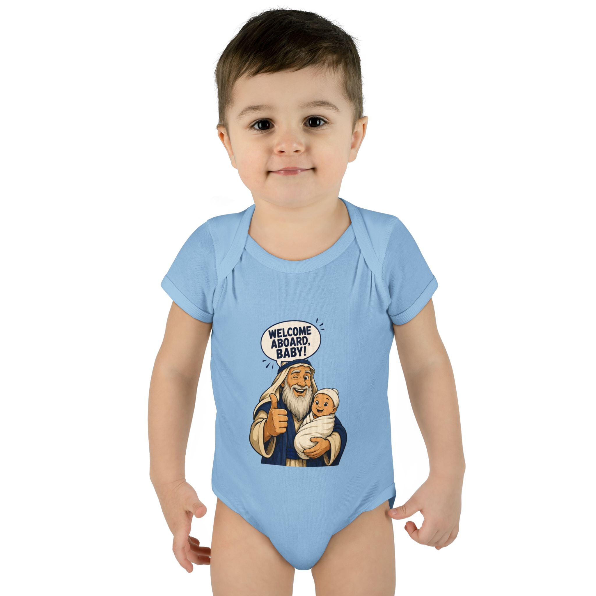 Welcome Aboard Baby — Jewish Baby Onesie Gift
