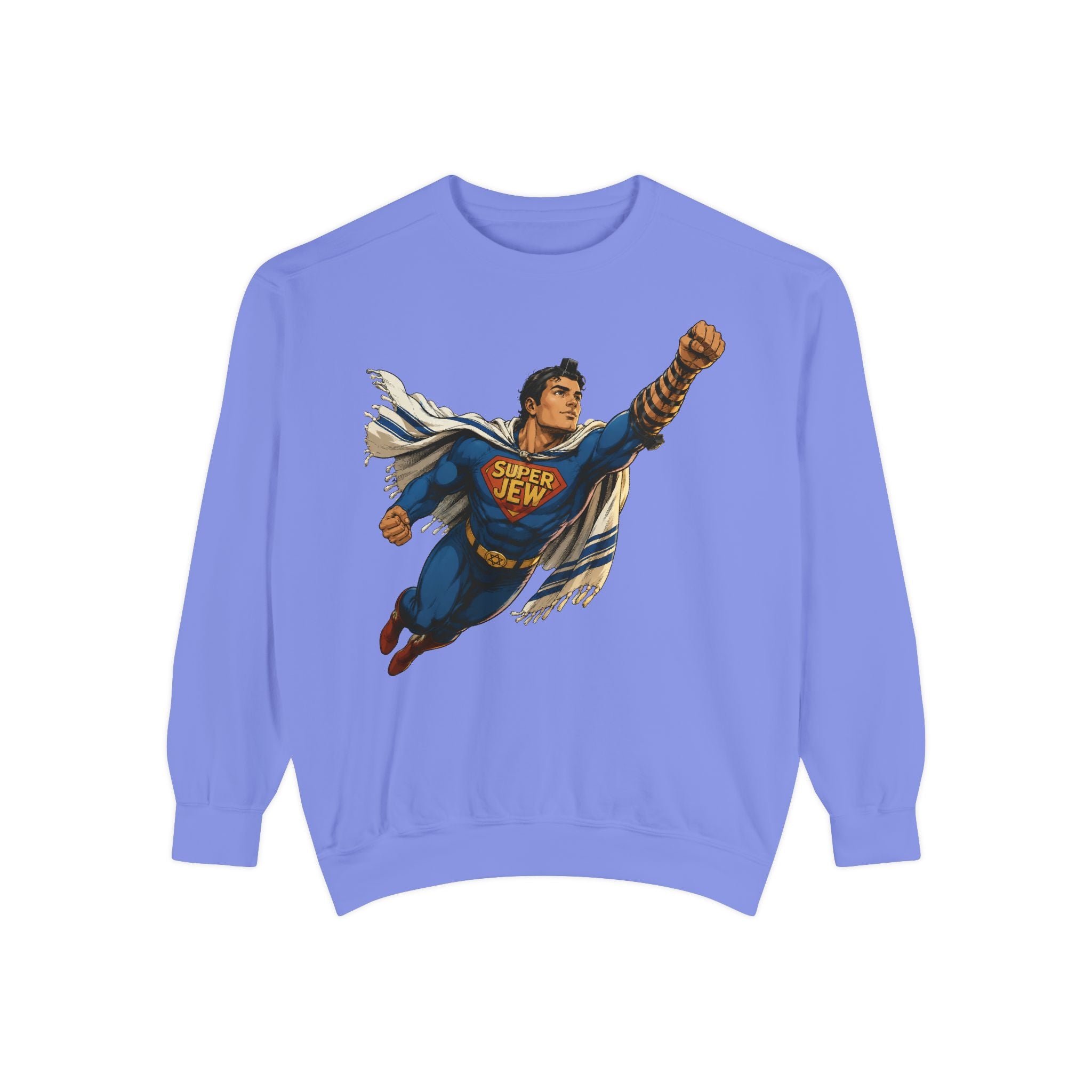 Super Jew Long Sleeve Tee — Jewish Pride & Humor Shirt