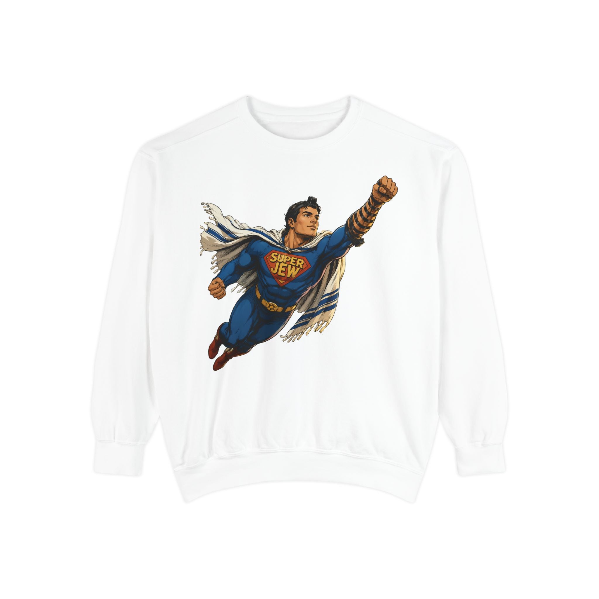 Super Jew Long Sleeve Tee — Jewish Pride & Humor Shirt