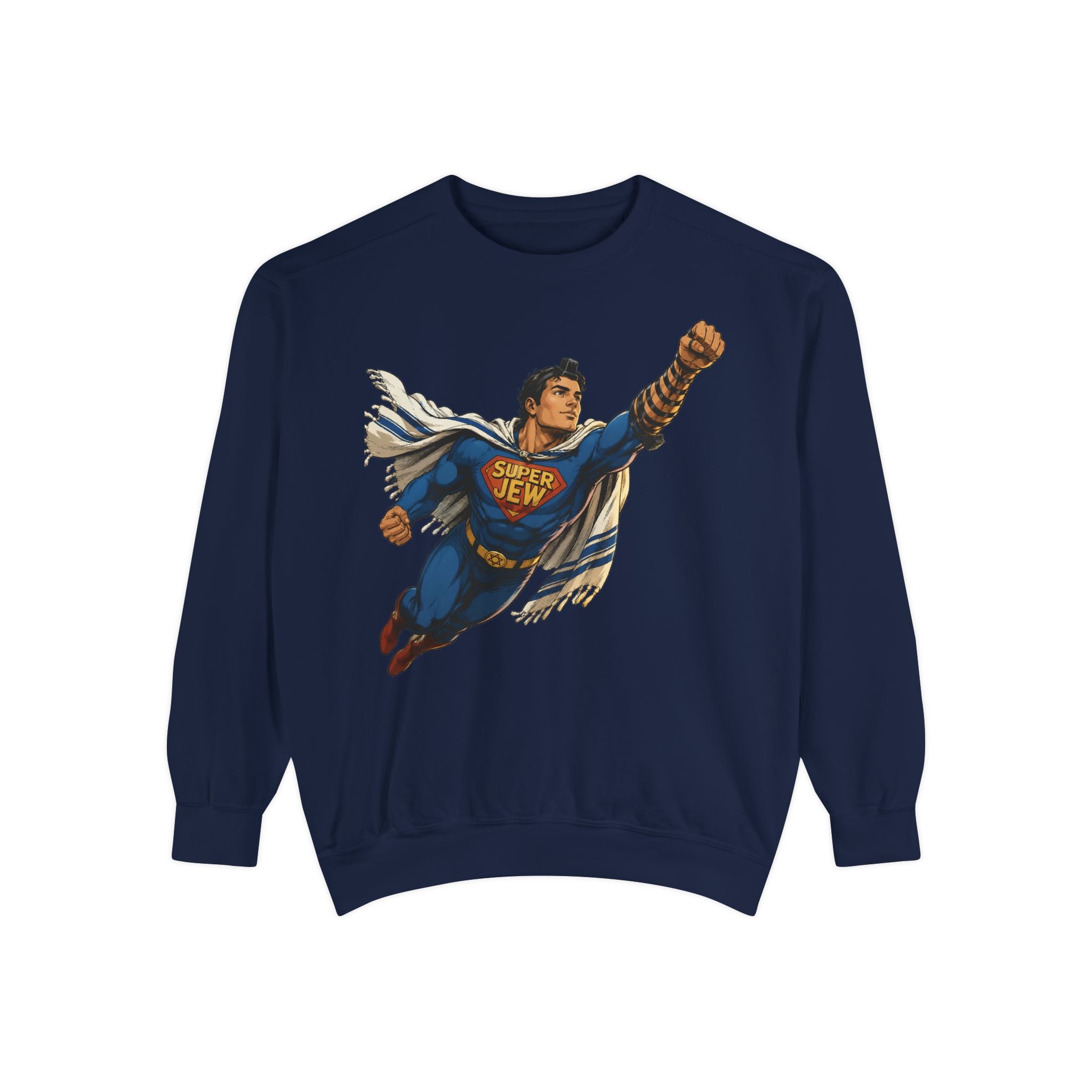 Super Jew Long Sleeve Tee — Jewish Pride & Humor Shirt